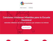 Tablet Screenshot of elmuchachito.org